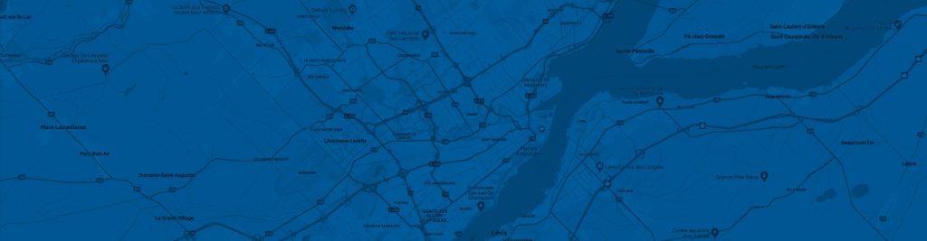 Carte ville de Québec et Lévis